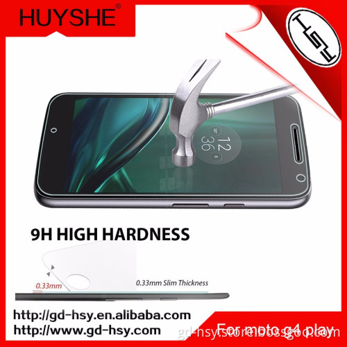 HUYSHE best supplier Best Screen Guard For moto g4 play Tempered Glass Screen Protector